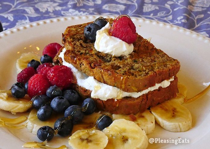 “Stuffed” Zucchini Bread